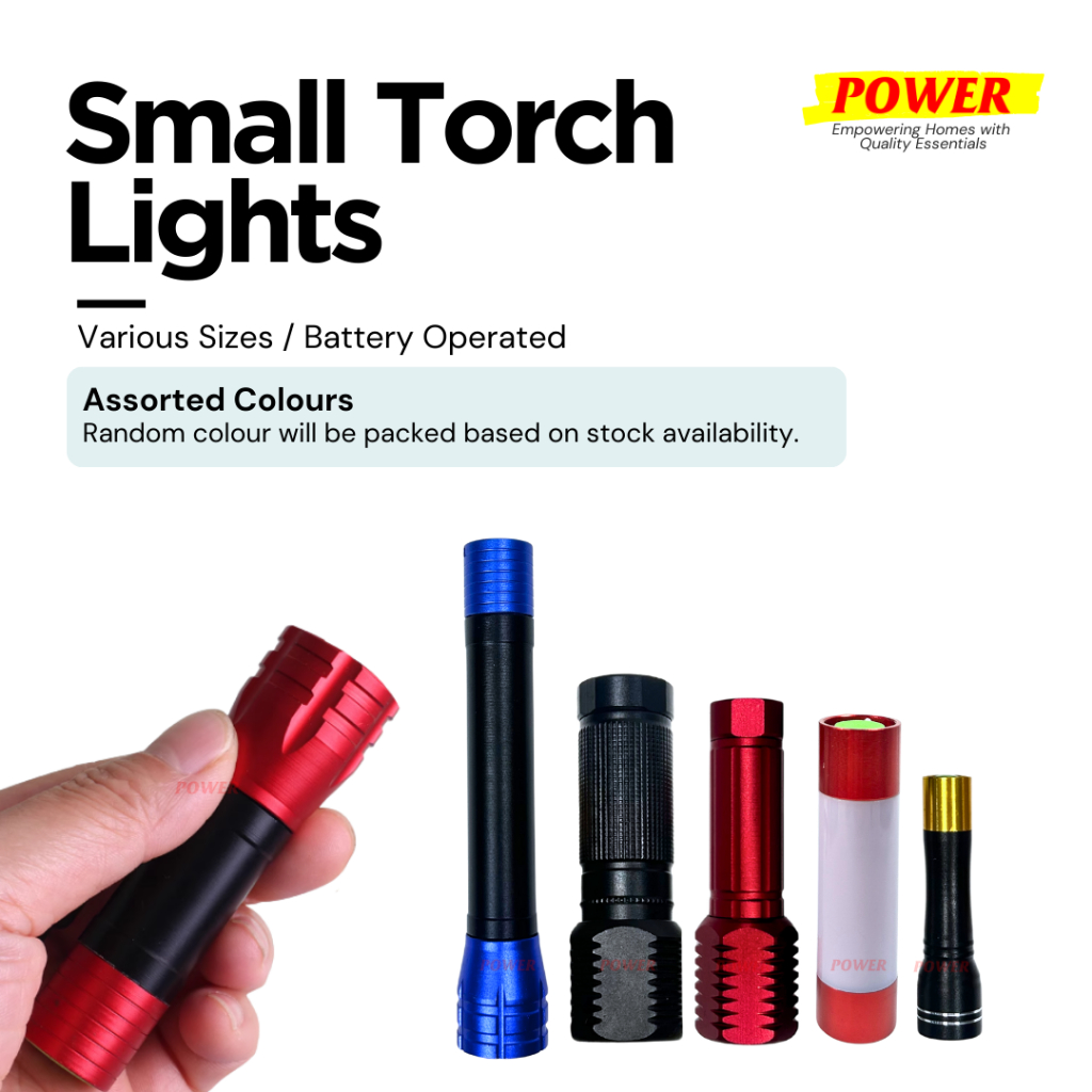 Torchlight Small Travel Size Battery Operated Torch Flashlight ...