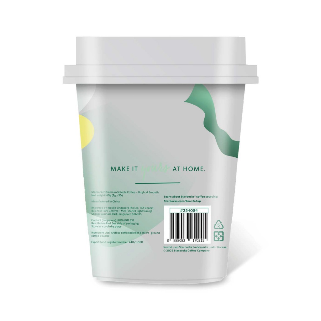 Starbucks Premium Soluble Coffee Mini Cup (30 x 2g) - Limited Time