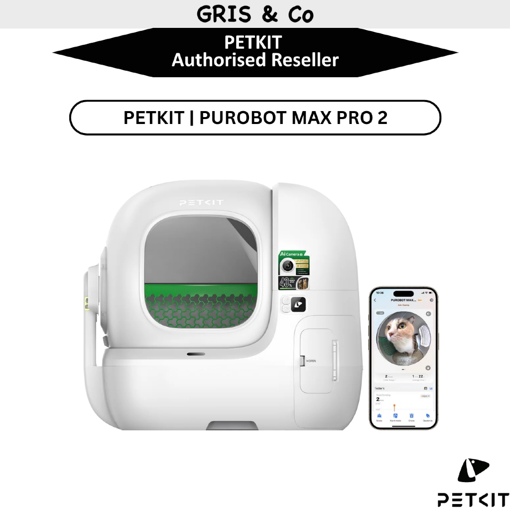 (PETKIT Authorised Reseller) PETKIT PUROBOT MAX PRO 2 - Automated Self ...