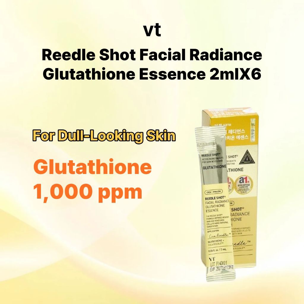 daiso glutathione [Daiso] VT Reedle Shot Facial Radiance Essence, 2ml, 6pcs / Korean Essence / Radiance Boost NOW L-TRYPTOPHAN 500 MG