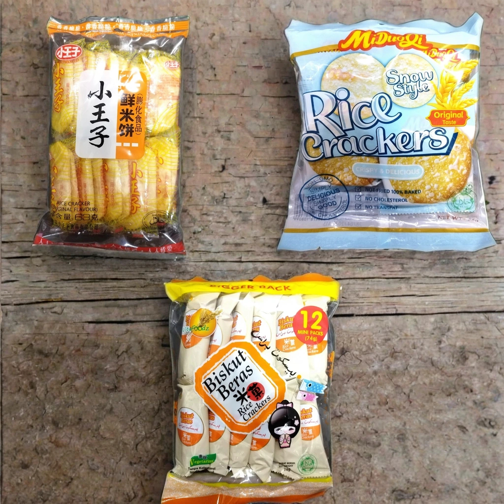 🍘 Assorted Rice Crackers – Crispy, Light & Delicious Snack Pack ...