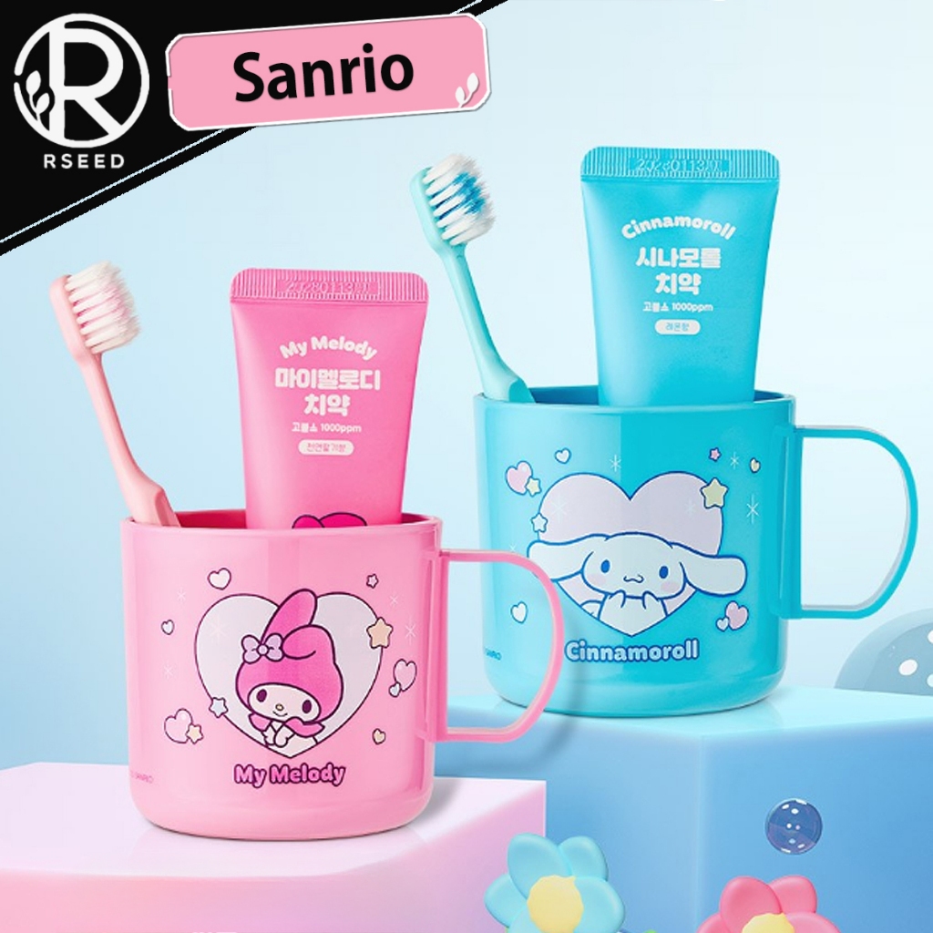 【Sanrio・Korea】Artex My Melody・Cinnamoroll Kids Toothbrush + Toothpaste ...