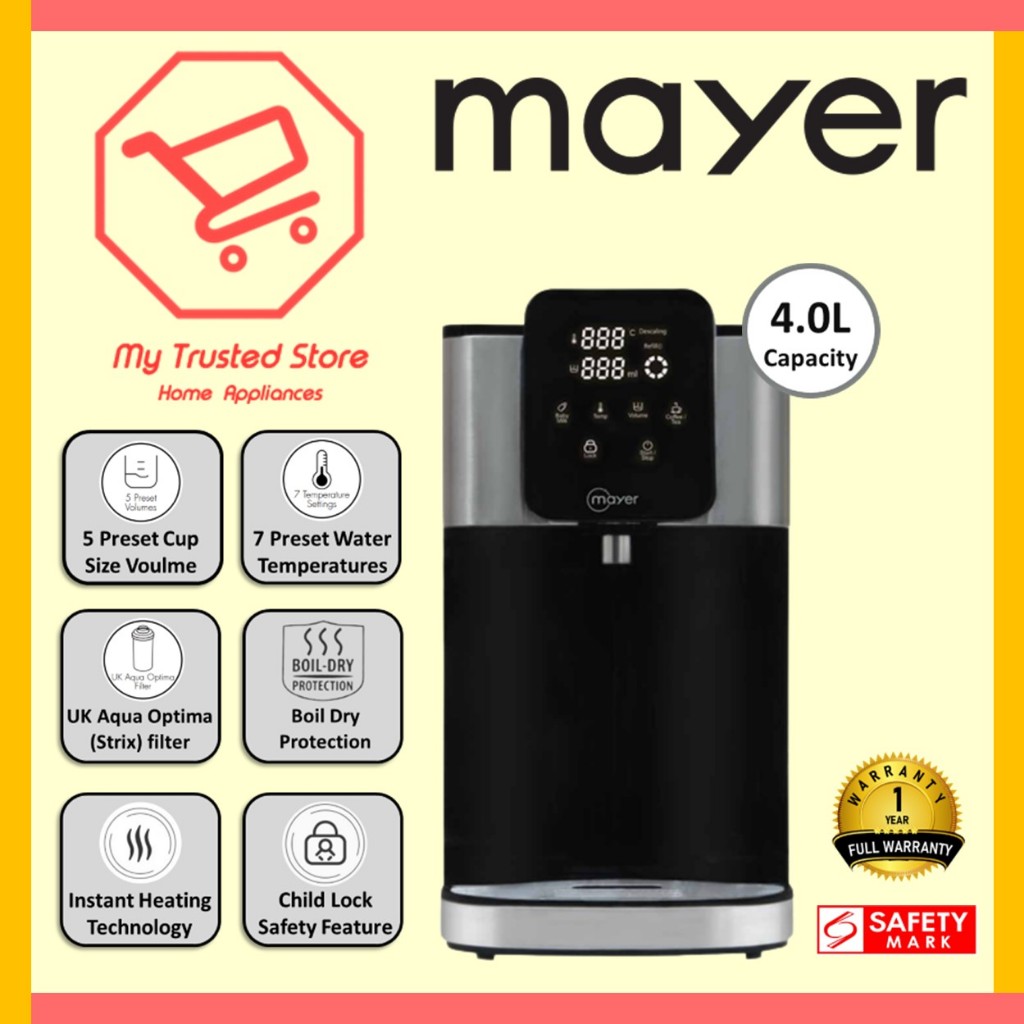 Mayer MMIWD4008 4L Instant Heating Water Dispenser with Filter | Shopee ...