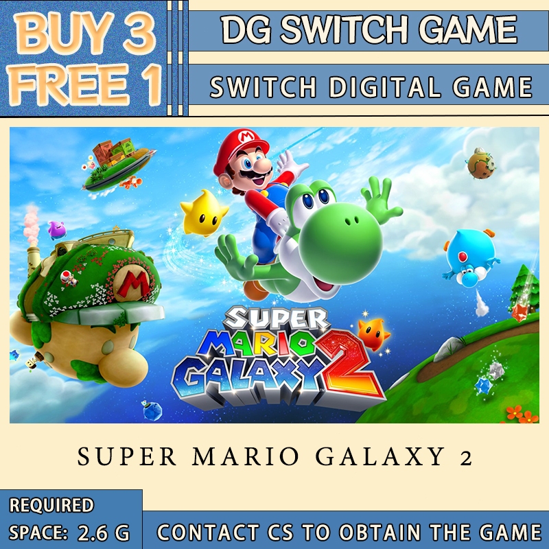 Super Mario Galaxy 2 Nintendo Switch Digital Game （BUY 3 FREE 1 ...