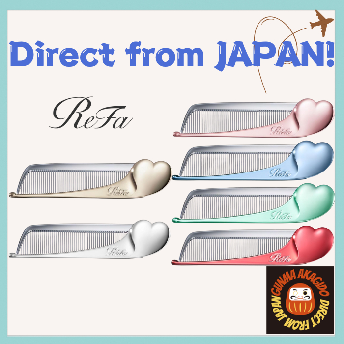 ReFa HEART COMB Aira – Portable Folding Hair Comb, Anti-Static ...