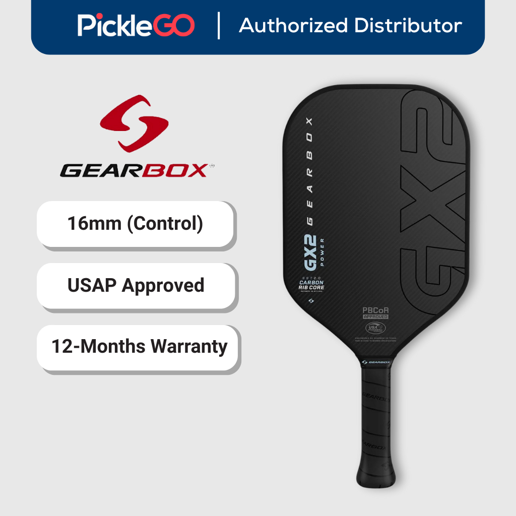 Gearbox GX2 Power Hybrid Pickleball Paddle 16mm | Shopee Singapore