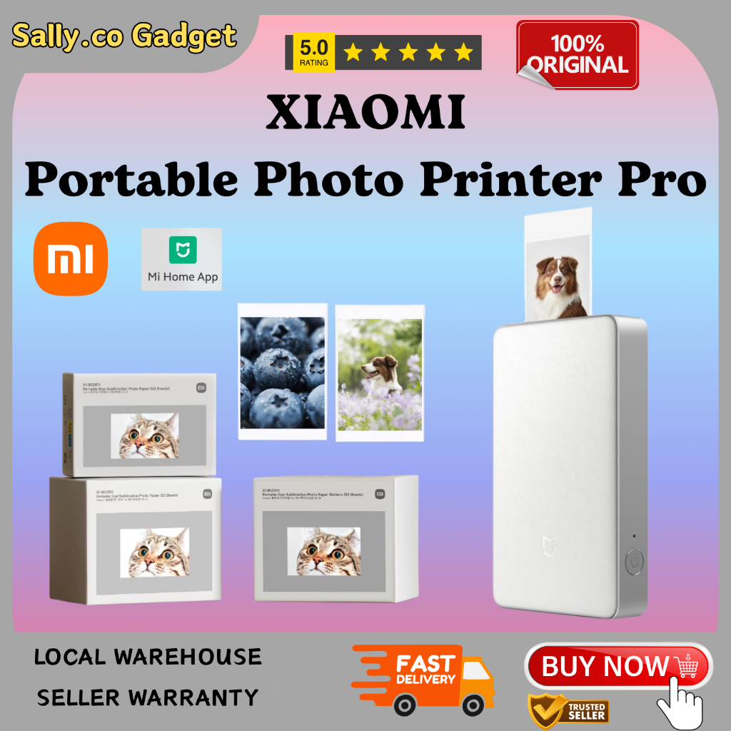 Xiaomi Portable Photo Printer Pro 2025 | Pocket Photo Printer 1S