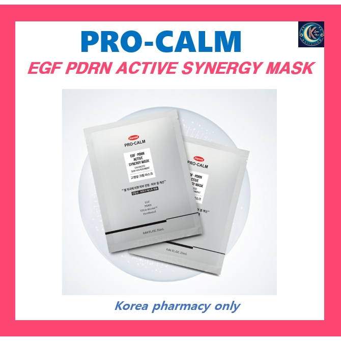 [HANMI PRO-CALM] EGF PDRN Active Synergy Mask (3 Sheets / Box) | Shopee ...