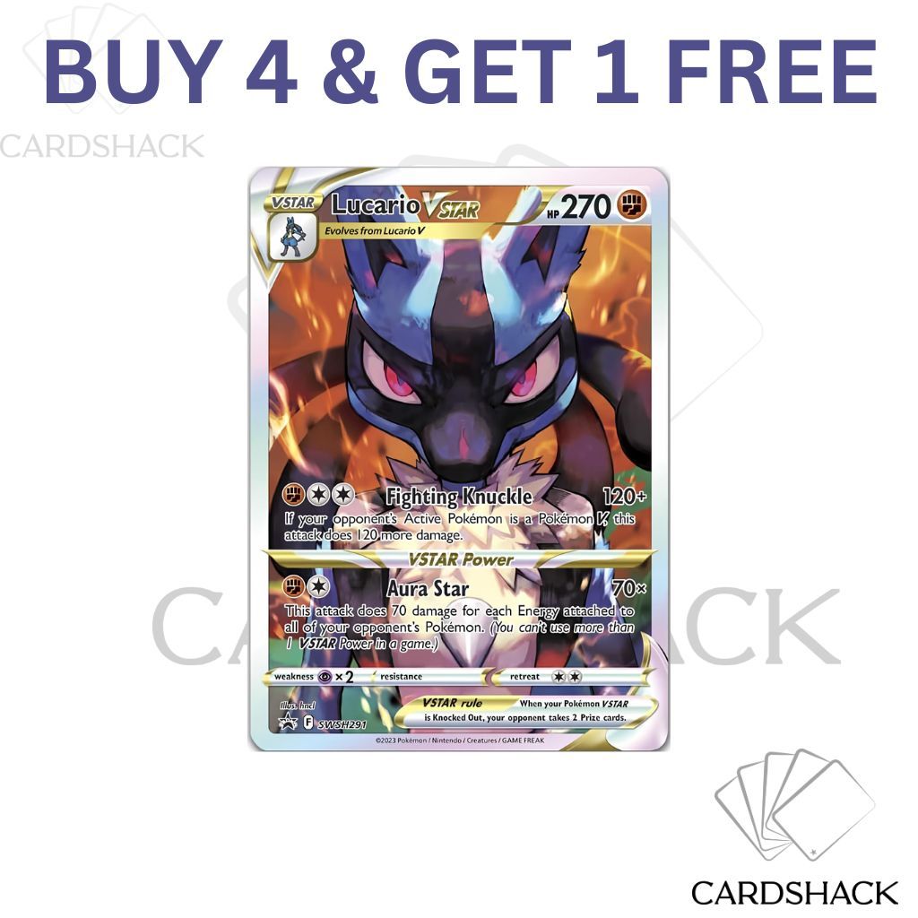 Pokmon TCG: Lucario Vstar SWSH291 | Shopee Singapore