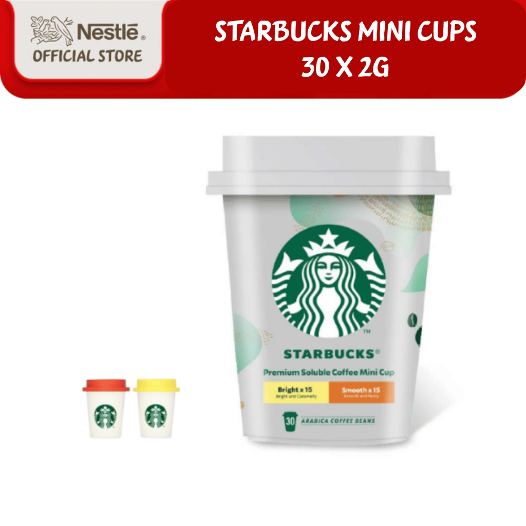 Starbucks Premium Soluble Coffee Mini Cup (30 x 2g) - Limited Time