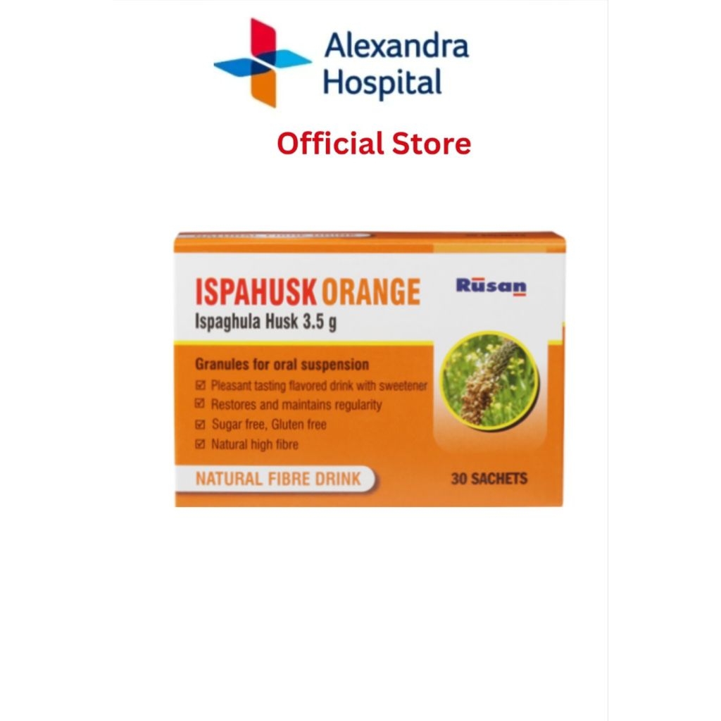 [Bundle of 2] Ispahusk Orange 30's (Ispaghula Husk 3.5g/sac) Expiry ...