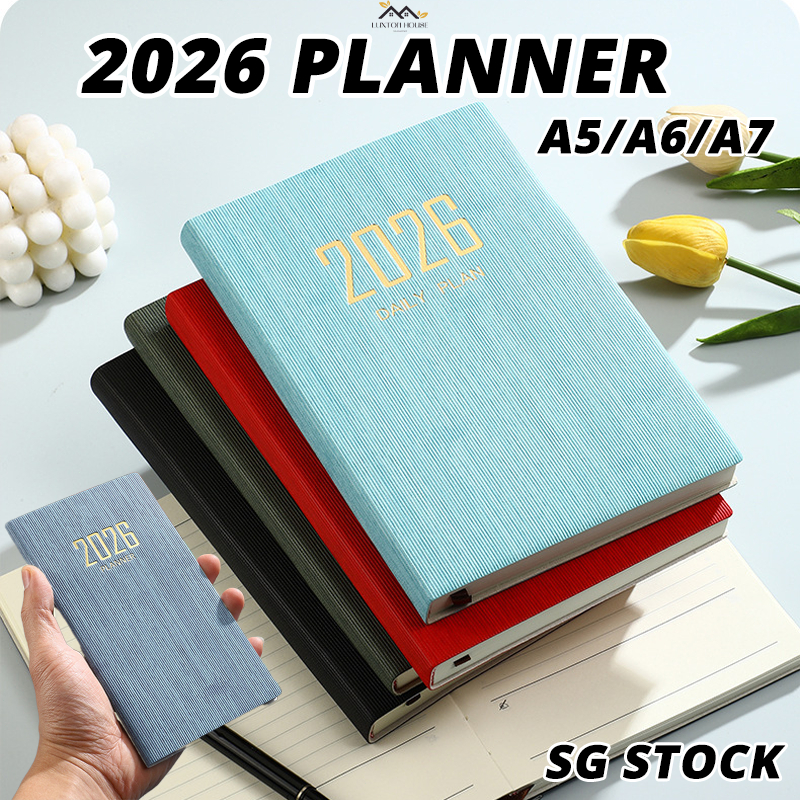 {New Arrival} 2026 Planner A5 Notebook Planner 360 Pages Monthly ...