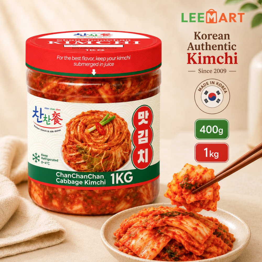 [ChanChanChan] Korean Authentic Kimchi Sliced Cabbage Kimchi 400G / 1KG ...