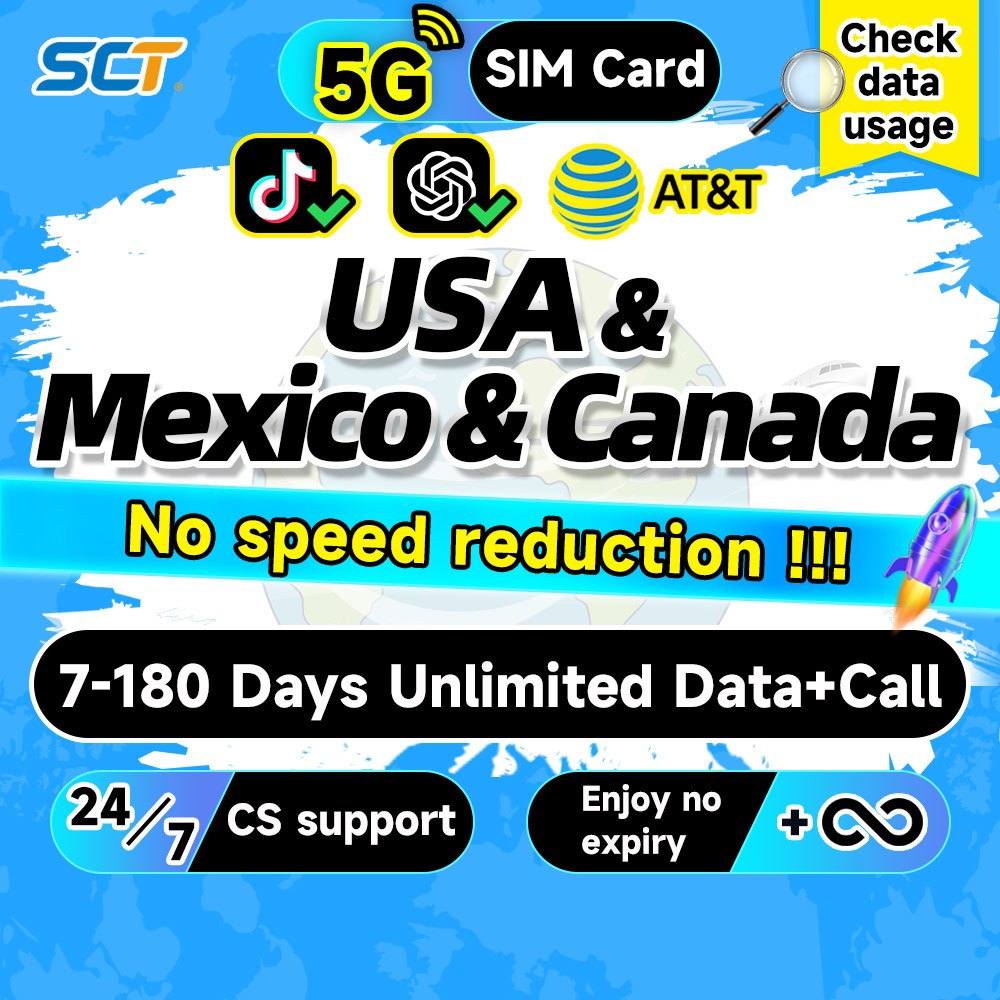 🔥CLEARANCE SALE USA SIM Card Ultimate 7-180Days 5G/4G Unlimited Data ...
