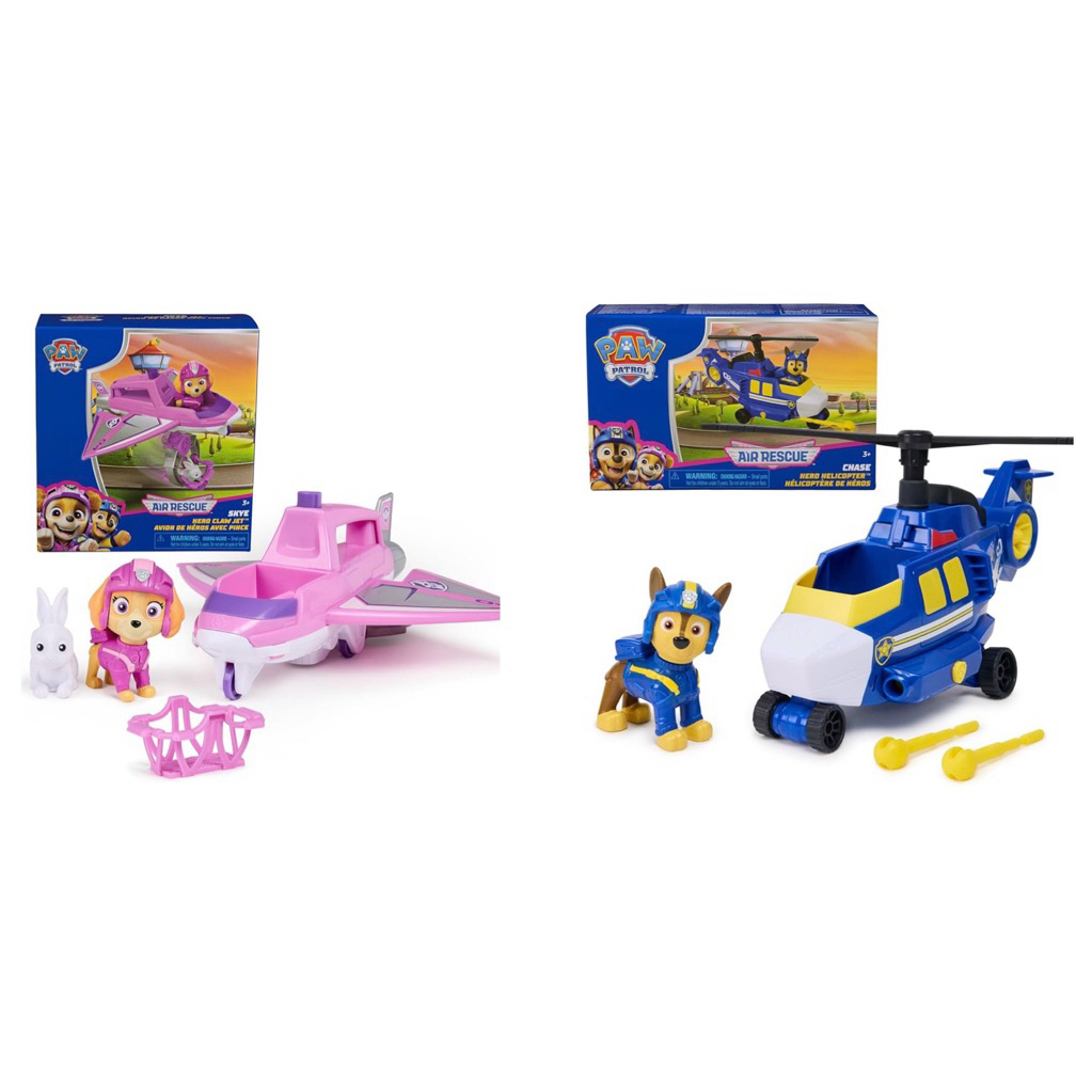 Paw Patrol Skye Air Rescue Plane Claw Jet Plane with Retractable Claw ...