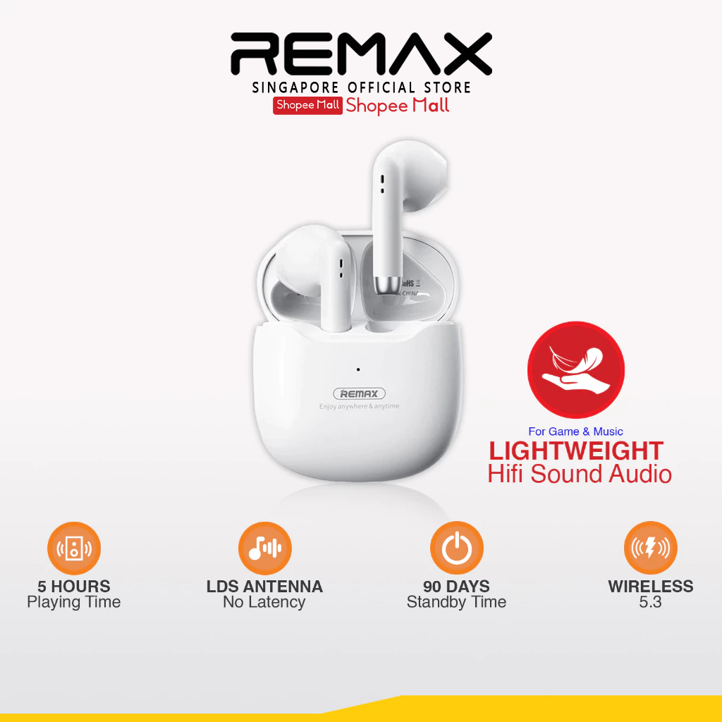 Remax Audio] TWS-19 Marshmallow Series IPX4 Waterproof High