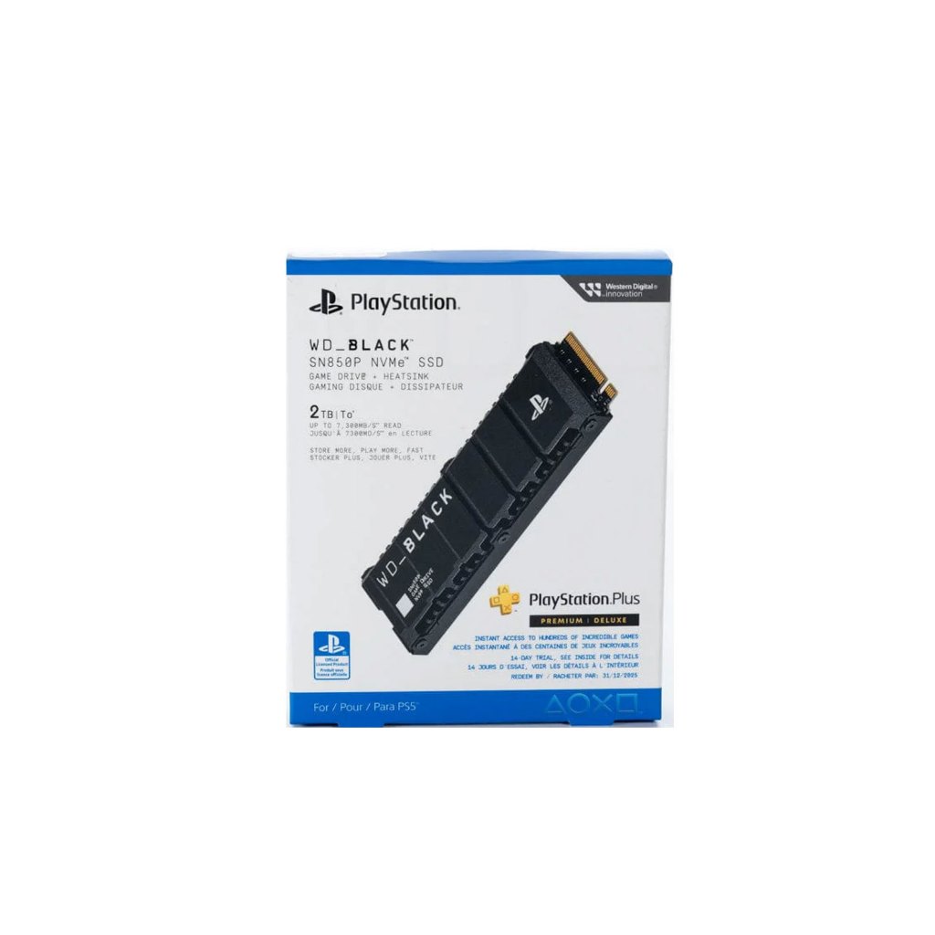 WD Black SN850P NVMe SSD With Heatsink for PS5 & PC (1TB/2TB/4TB