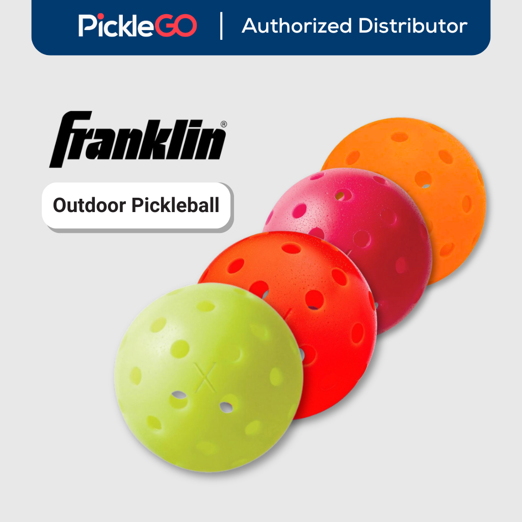Franklin Sports 2 Player Carbon Fiber Pickleball And X-40