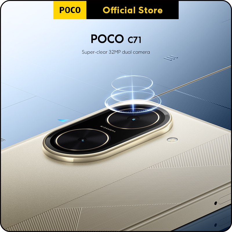POCO C71 Smartphone | 4GB+128GB, Powerful octa-core processor