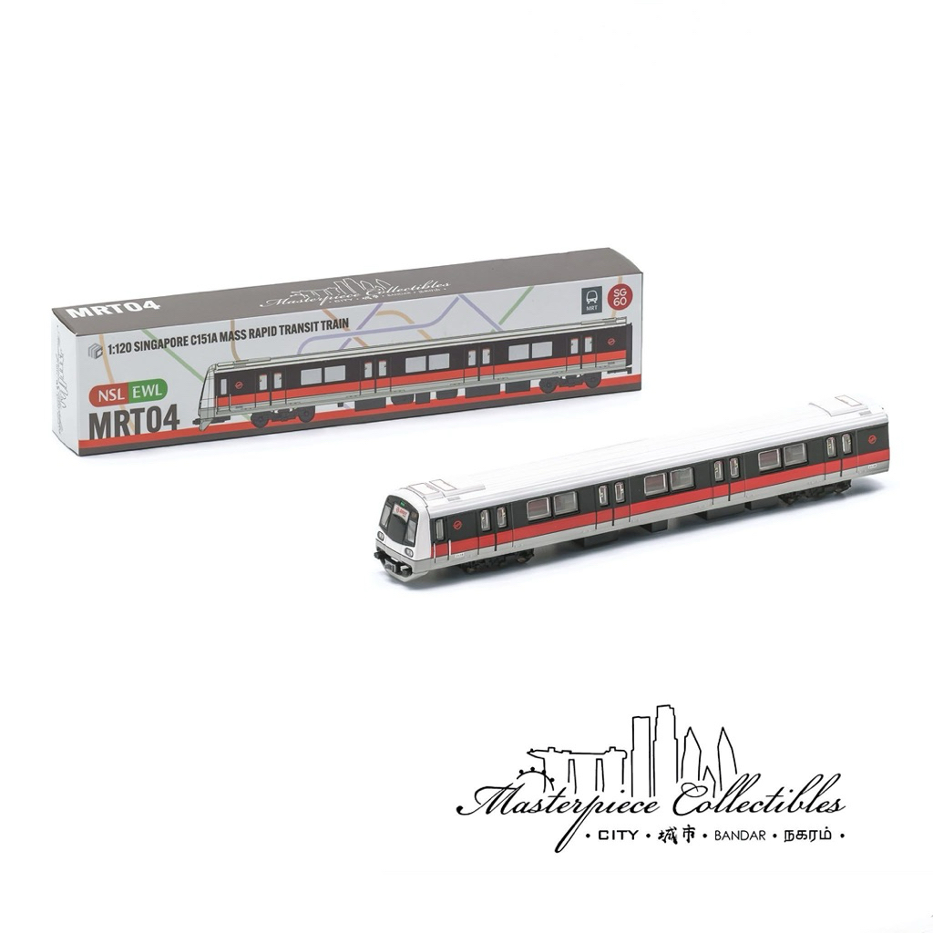 Singapore MRT MRT04 1/120 Scale MRT04, the 1/120 C151A Train | Shopee ...