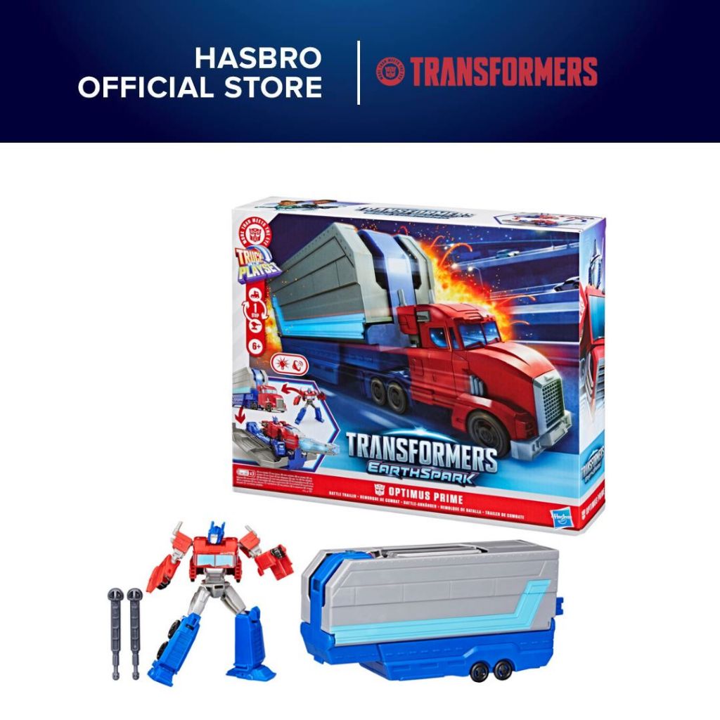Transformers Earthspark Optimus Prime Battle Trailer - Transformers