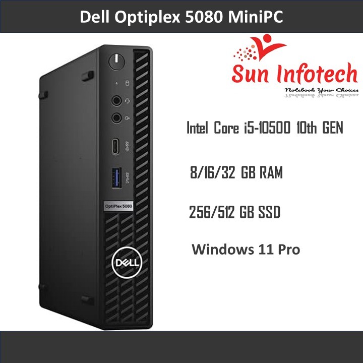 ★本日限定特価★OptiPlex 5080 i5-10th SSD 256GB Dell Optiplex 5080 Micro PC Intel Core i5-10500 10th GEN 8/16/32