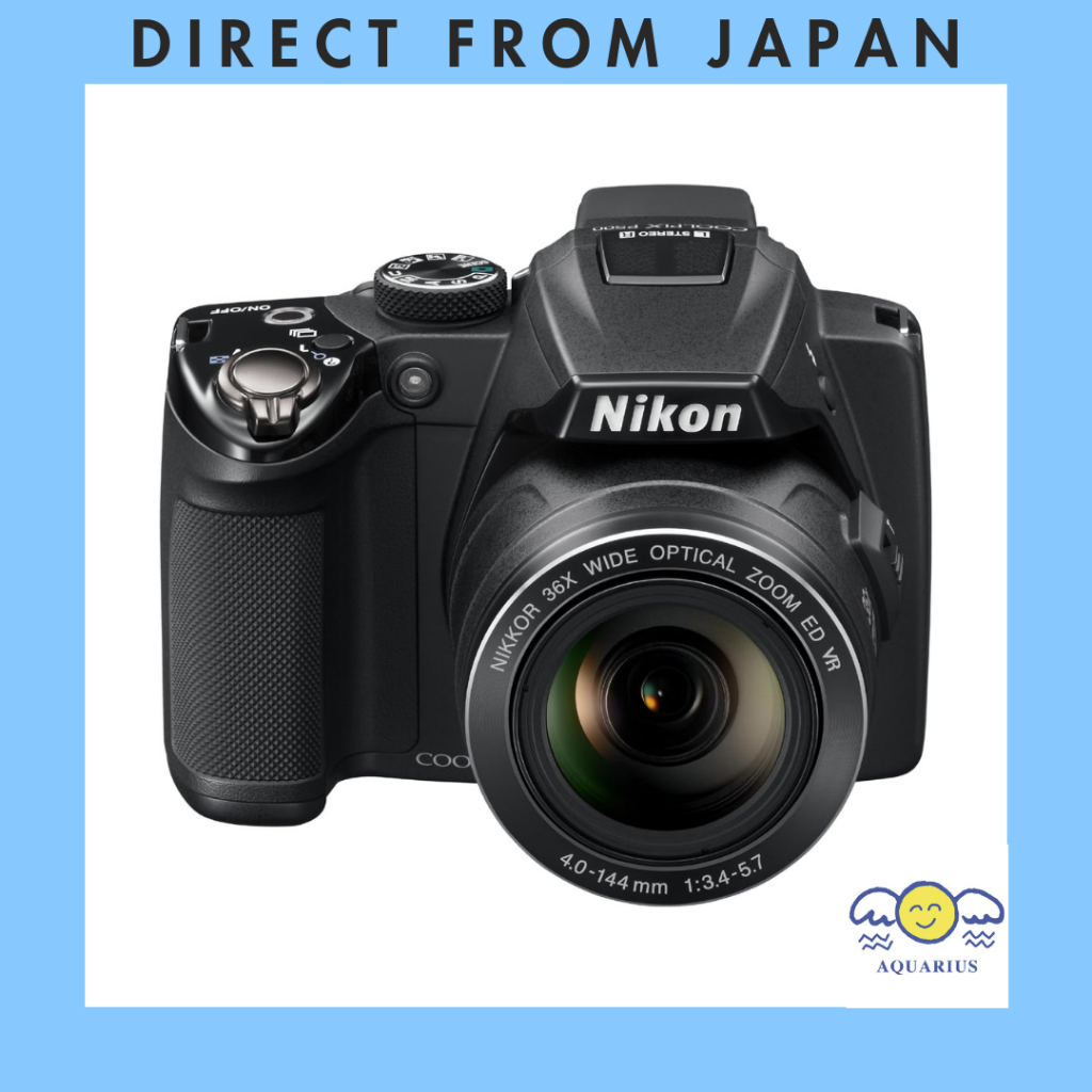 Used】Nikon Digital Camera COOLPIX P500 Black P500 12.1MP Back