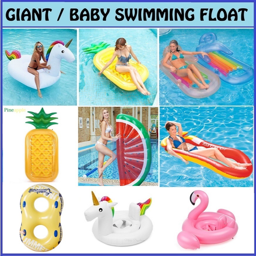 Inflatable Baby Kids Children Adult Float Swimming Pool Party Giant ...