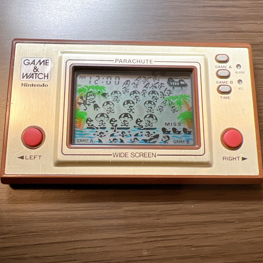 NINTENDO GAME AND & WATCH Parachute Wide Screen1981 Direct From