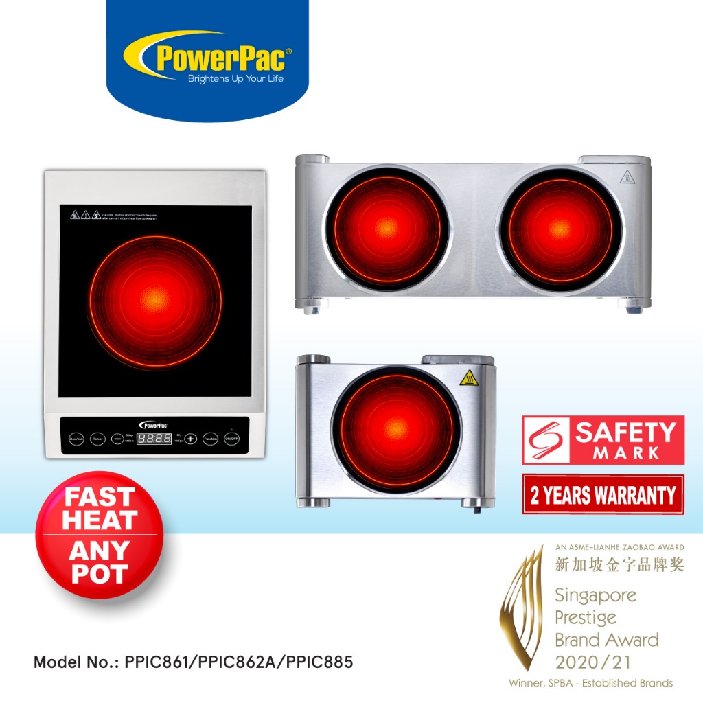 PowerPac Single Stove, Double Stove, Steamboat, Ceramic Cooker ...