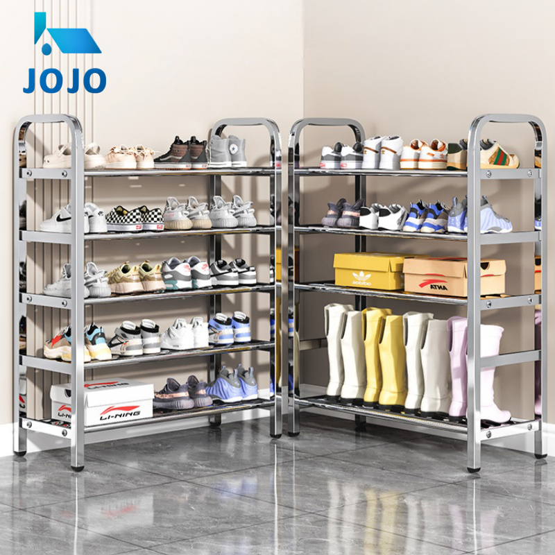Metal Shoe Rack Stainless Steel mini Shoe Rack Multifunctional Shelves ...