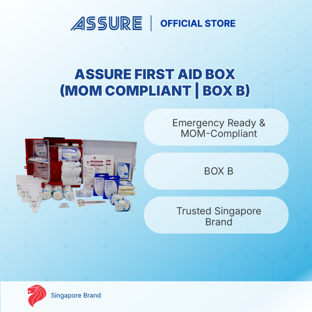 ASSURE First Aid Box Complete Large 50 Pax, Box B | Shopee Singapore