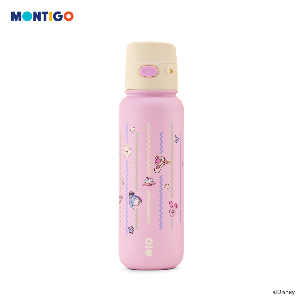 [Limited] Montigo Little Joy With Pooh Bubble Bottle Travel Large (18oz/530ml) photo 3