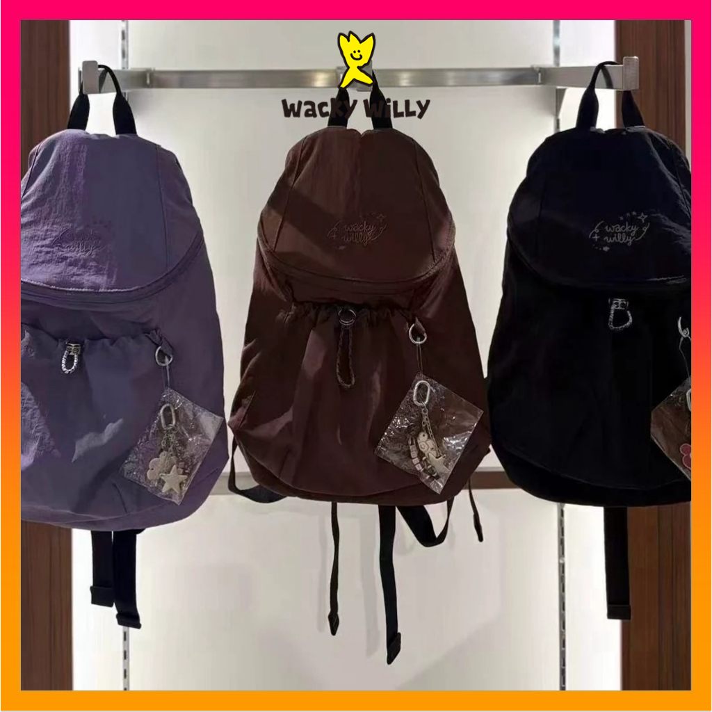 [SET] WACKY WILLY Women's Baby Lily Compact Backpack + Keyring - 3 ...