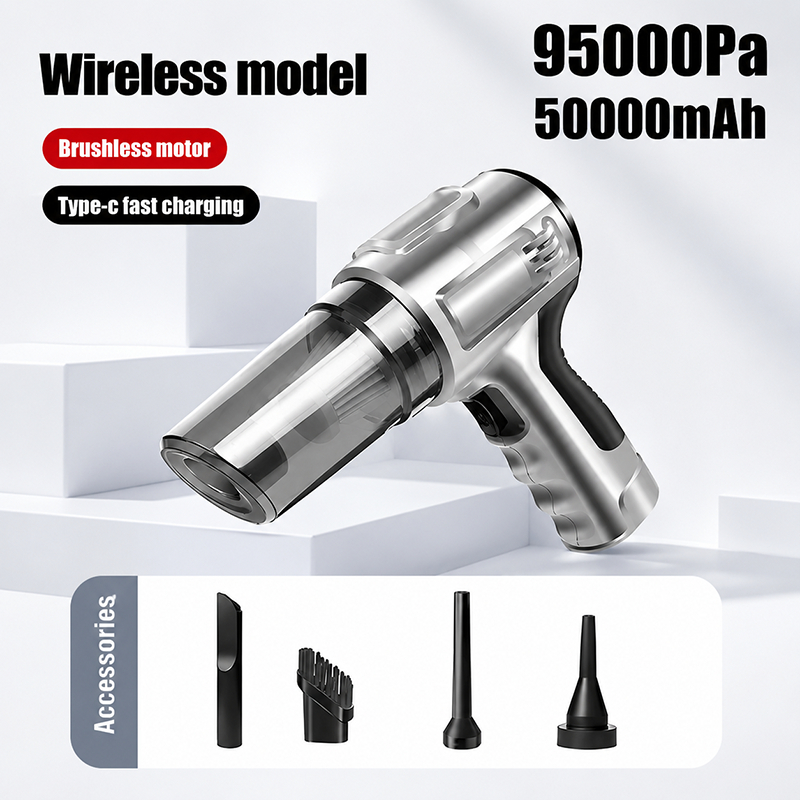 4 in 1 cordless handheld vacuum with accessories