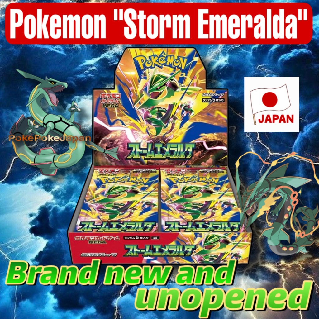 Pokémon Trading Card Game MEGA Expansion Pack Storm Emerald m6 BOX