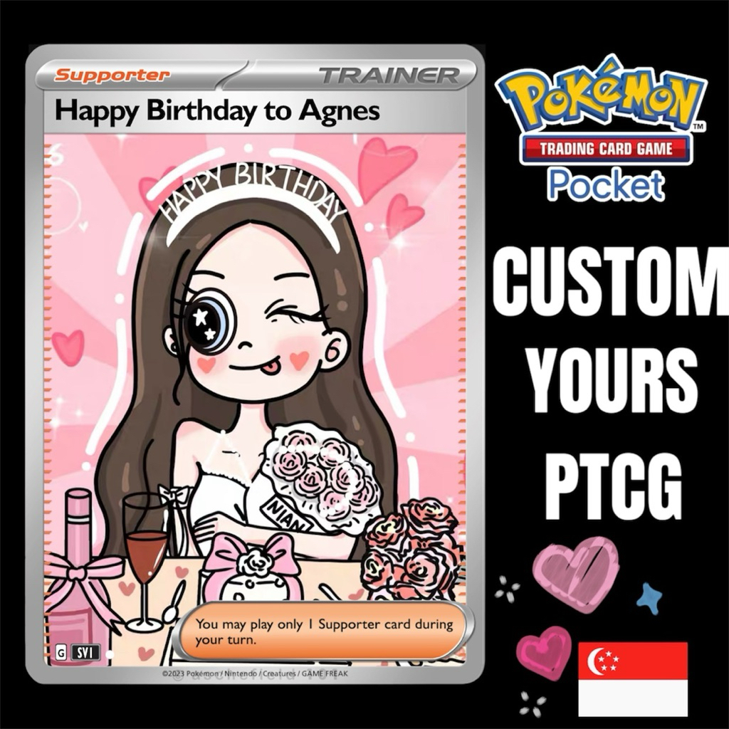 Custom Card Printing Service (Pokemon-Inspired / TCG-inspired / One  Piece / MTG / 520 Cards / Anniversary Cards) | Shopee Singapore