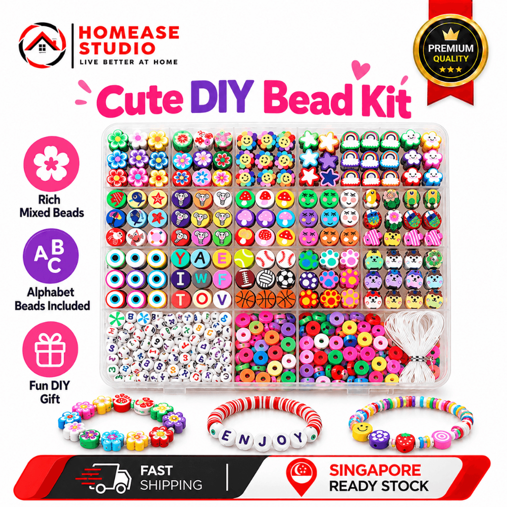 SG Stock 2300pcs Clay Beads Bracelet Making Kit Letter Beads Jewelry ...