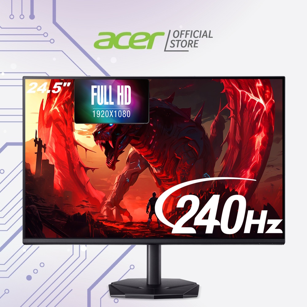 240Hz refresh Rate] Acer KG251Q W3 24.5-Inch Full HD IPS Gaming