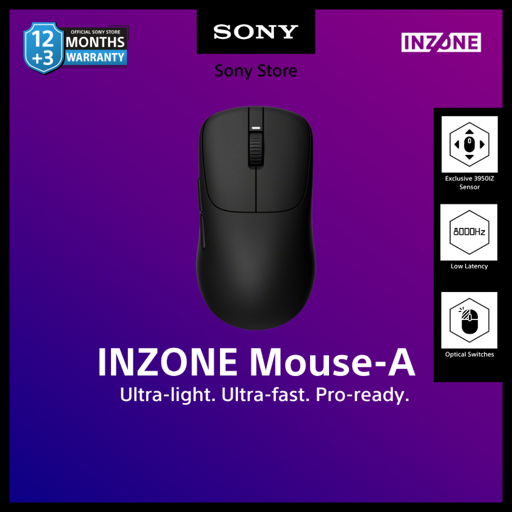 Sony INZONE Mouse-A | Gaming Mouse | MSE-G500 | Inzone | Ultra ...