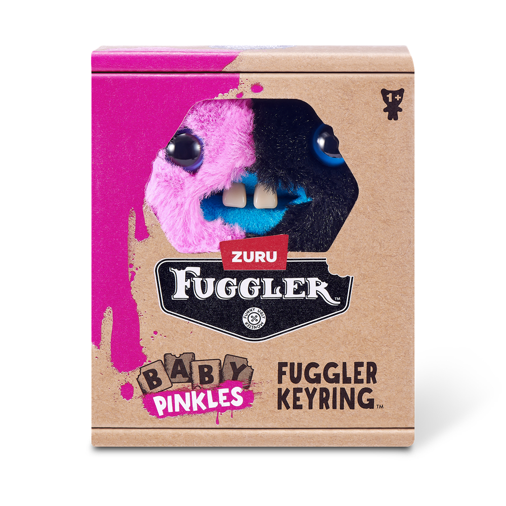 Fuggler Baby Fuggs Pinkles 3.5 inch Keyring Suitable for ages 3