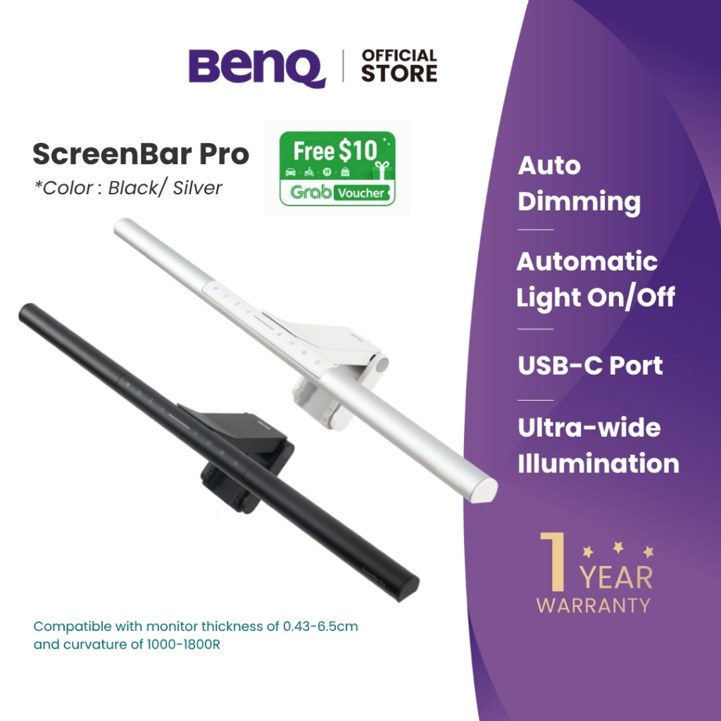 BenQ ScreenBar Pro｜Monitor Light｜Bright and Ultrawide