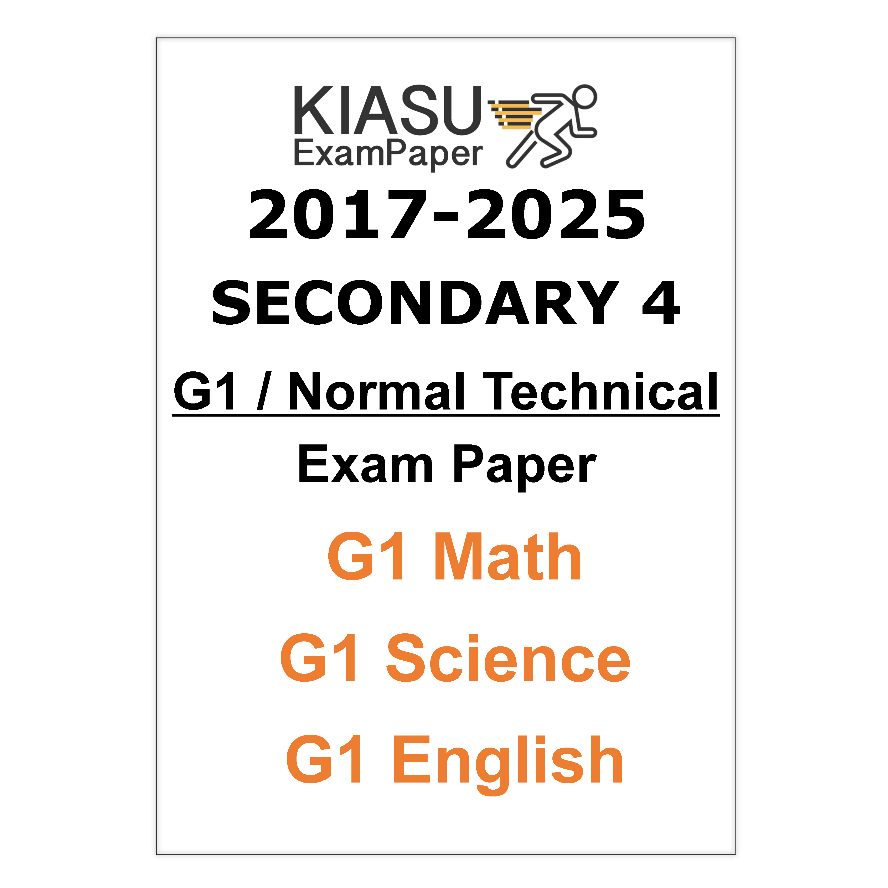 2017- 2023 2024 2025 Secondary 4 Sec 4 G1 General 1 Normal Technical NT ...