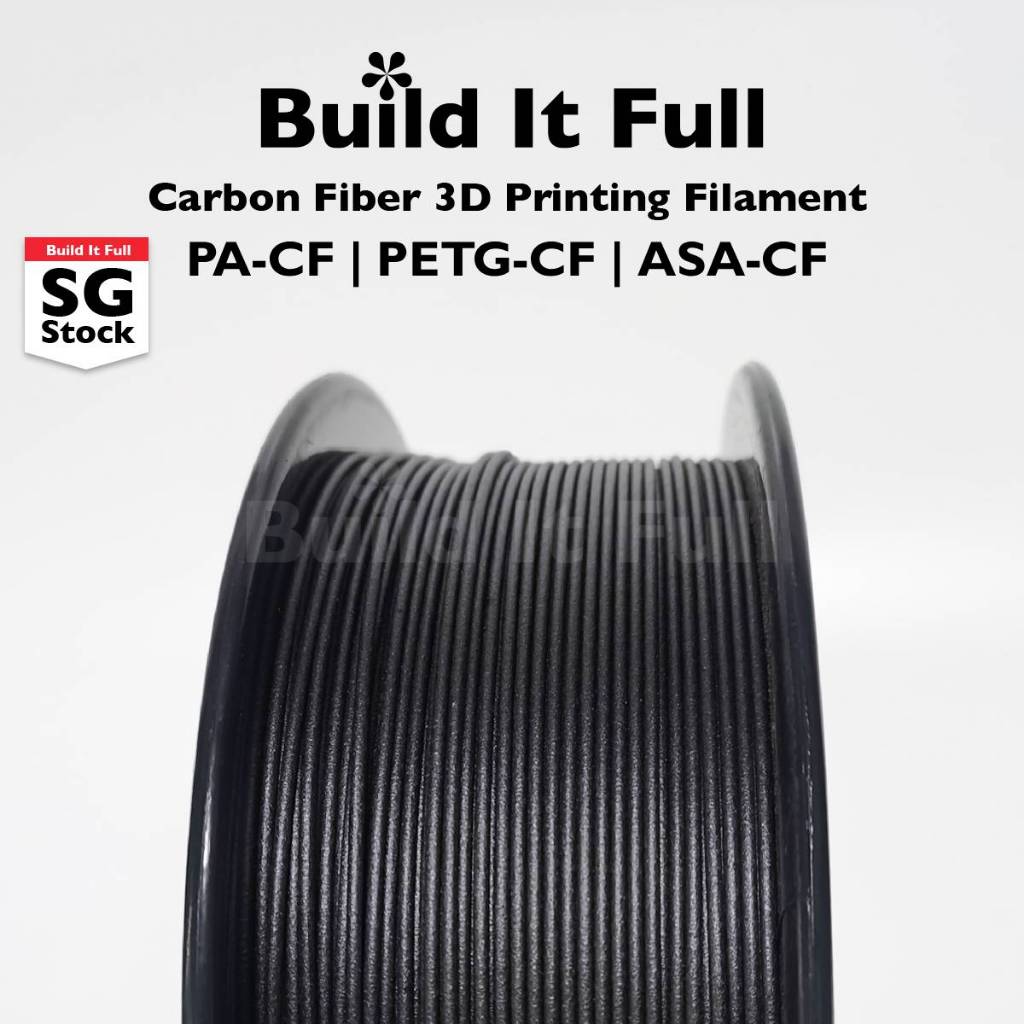 [SG Stock] ASA-CF / PETG-CF / PA-CF / Carbon Fiber 3D Printing Filament ...