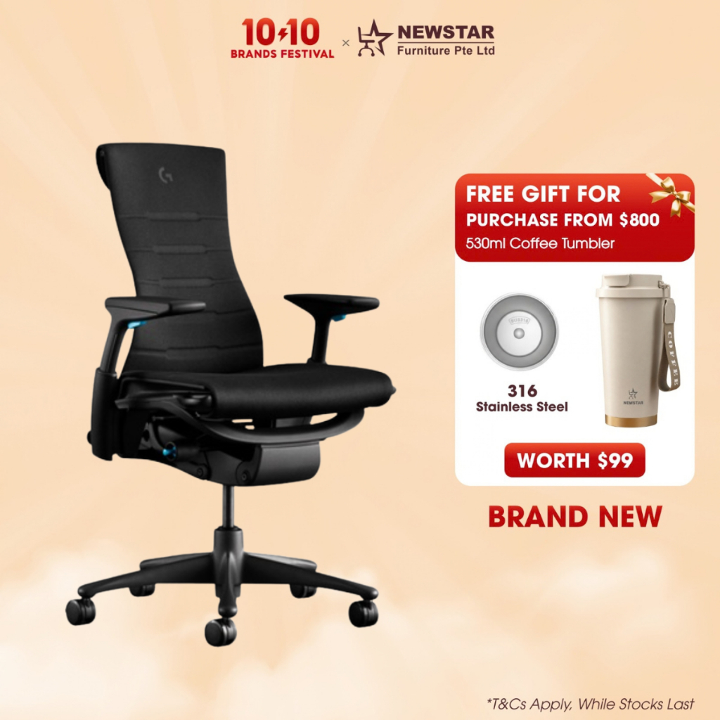 Herman Miller Embody Logitech Gaming Chair - NewStar Furniture | Shopee ...