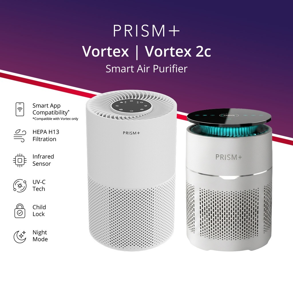 [Vtx Cream Avail] PRISM+ Vortex & Vortex 2c Air Purifier | HEPA H13 ...