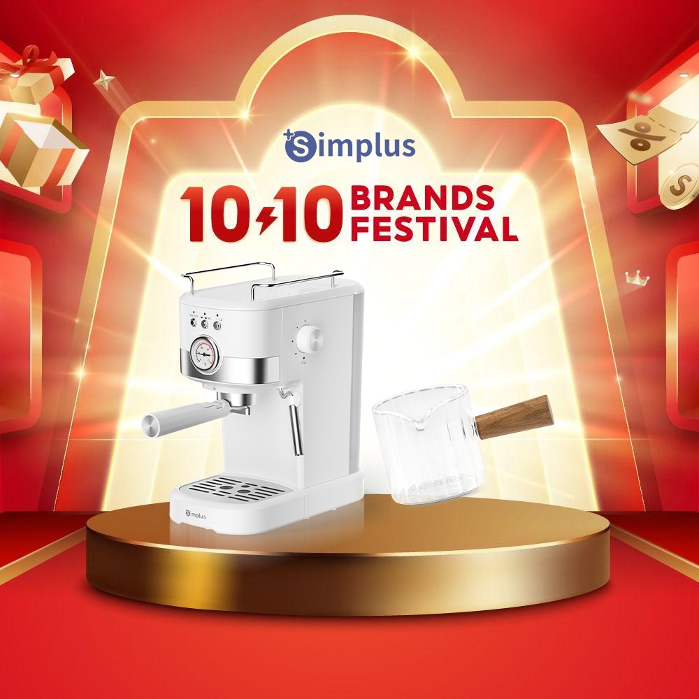 [Brand Box] Simplus Coffee Machine + Meausing Cup | Shopee Singapore