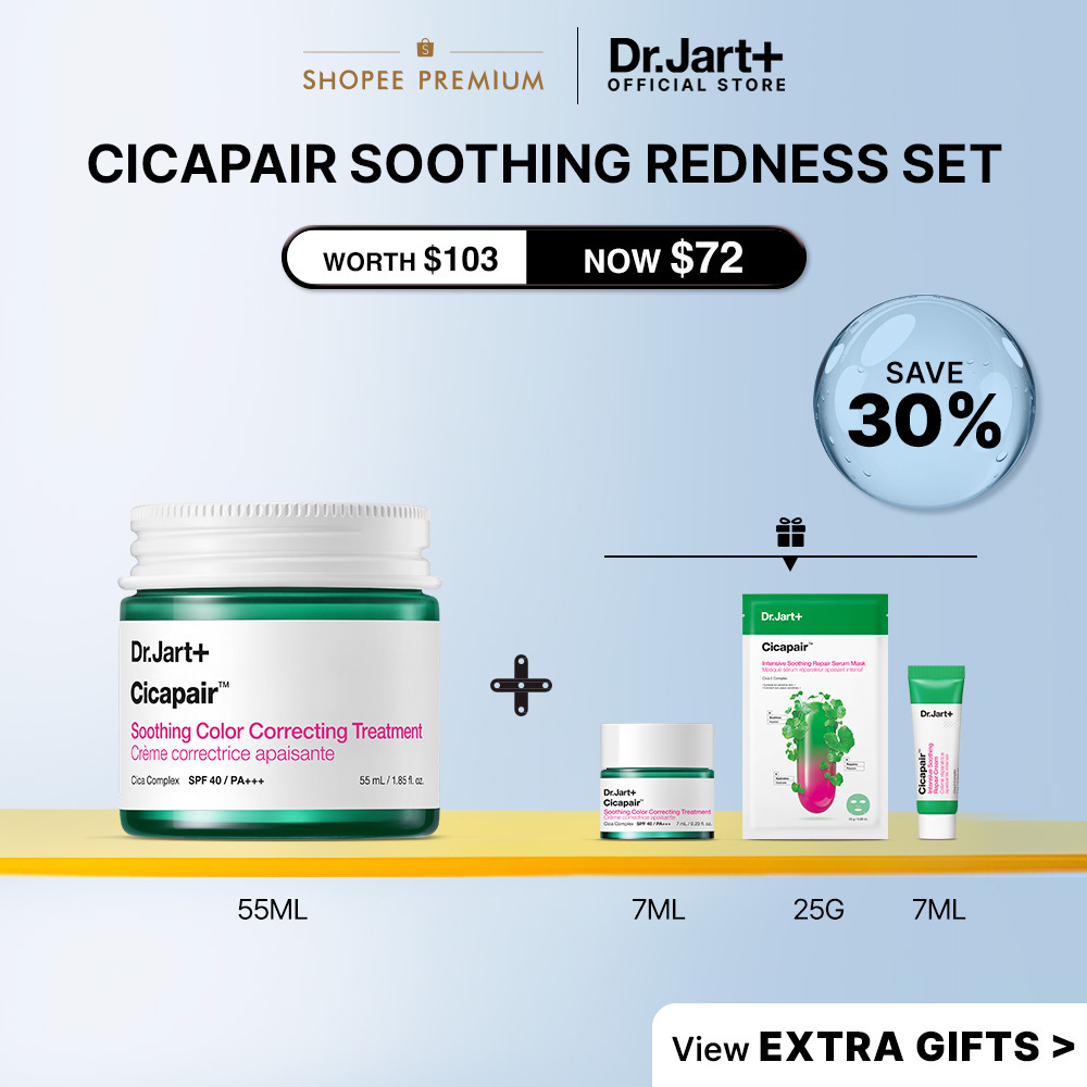 [Shopee x Dr Jart] Cicapair Soothing Redness Set | Shopee Singapore