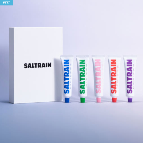 [SALTRAIN]A complete oral care gift — 5 unique toothpaste flavors in ...