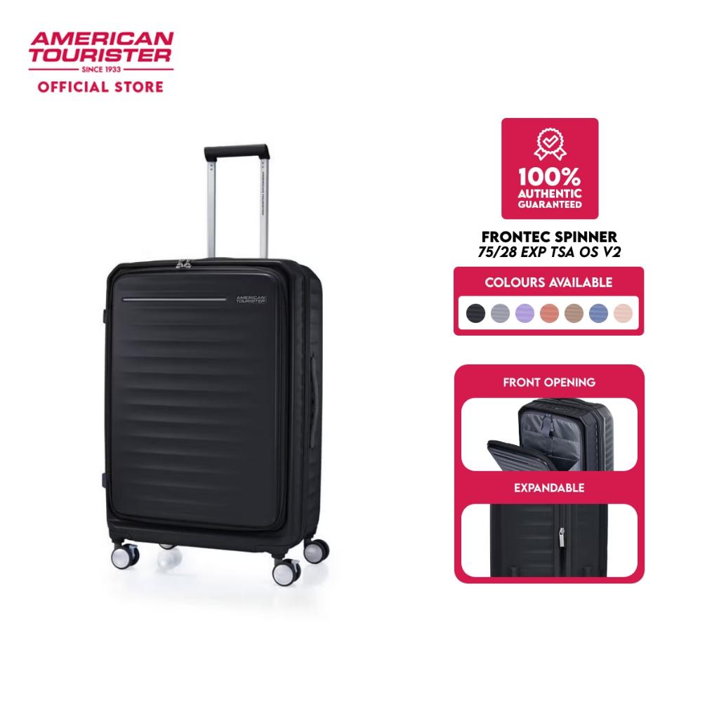 American Tourister Frontec Spinner 75/28 EXP TSA OS V2 | Shopee